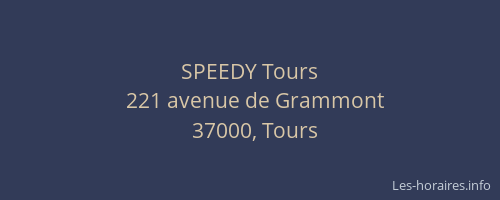 SPEEDY Tours