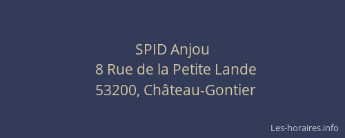 SPID Anjou