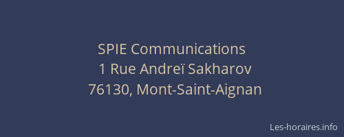 SPIE Communications