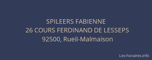 SPILEERS FABIENNE