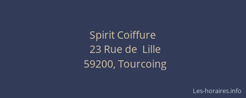 Spirit Coiffure