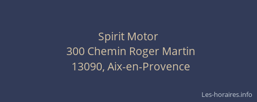 Spirit Motor
