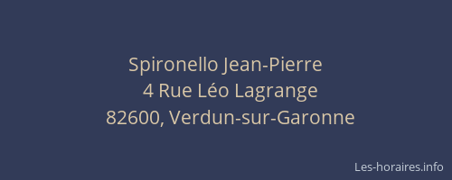 Spironello Jean-Pierre