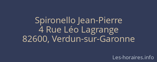Spironello Jean-Pierre