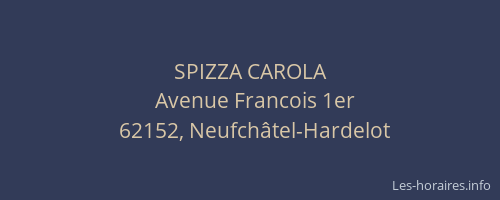 SPIZZA CAROLA