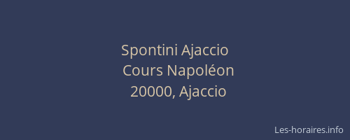 Spontini Ajaccio