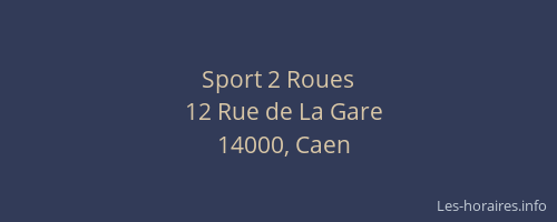 Sport 2 Roues