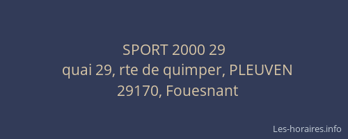 SPORT 2000 29