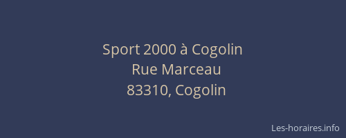 Sport 2000 à Cogolin