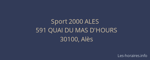 Sport 2000 ALES