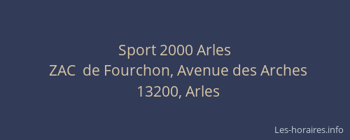 Sport 2000 Arles
