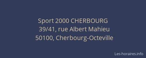 Sport 2000 CHERBOURG