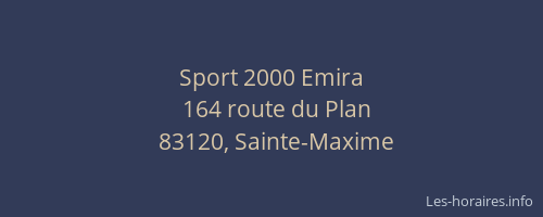 Sport 2000 Emira