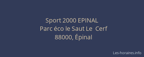 Sport 2000 EPINAL