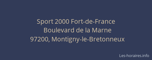 Sport 2000 Fort-de-France