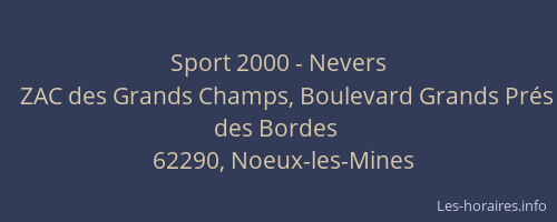 Sport 2000 - Nevers