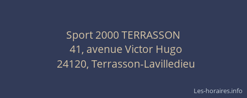 Sport 2000 TERRASSON