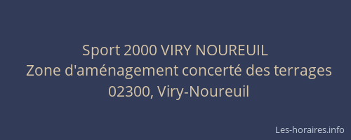 Sport 2000 VIRY NOUREUIL