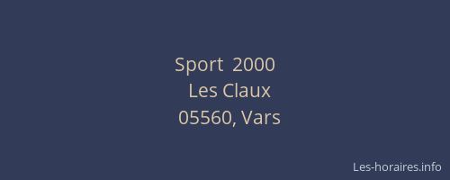 Sport  2000