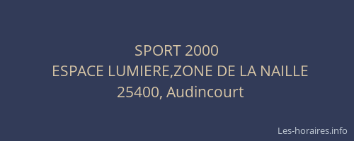 SPORT 2000