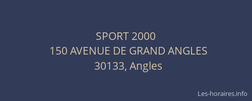 SPORT 2000