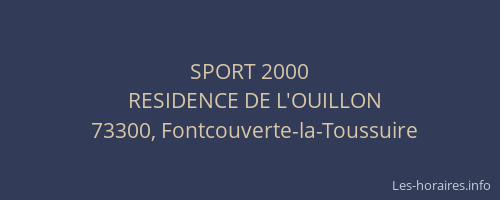 SPORT 2000