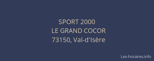 SPORT 2000