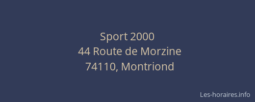Sport 2000
