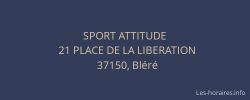 SPORT ATTITUDE