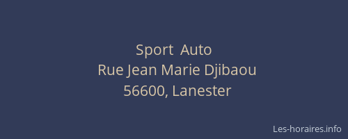 Sport  Auto