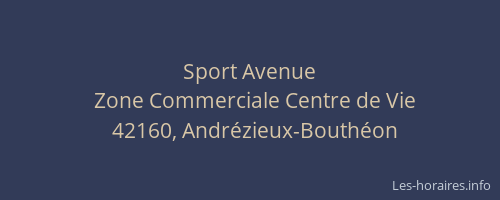 Sport Avenue