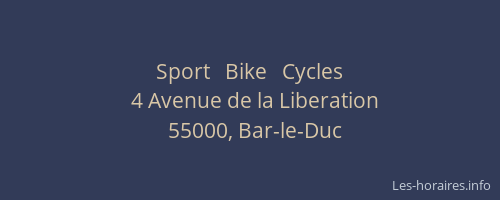 Sport   Bike   Cycles