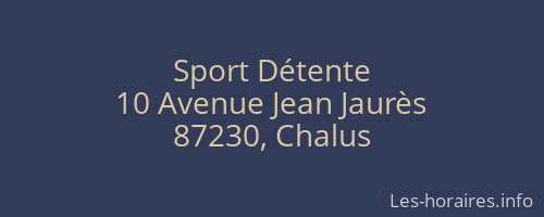 Sport Détente