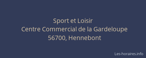 Sport et Loisir