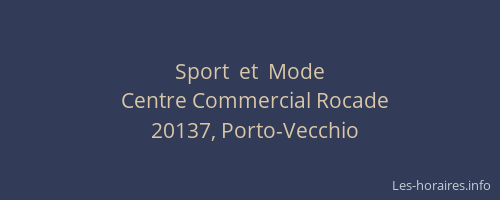 Sport  et  Mode