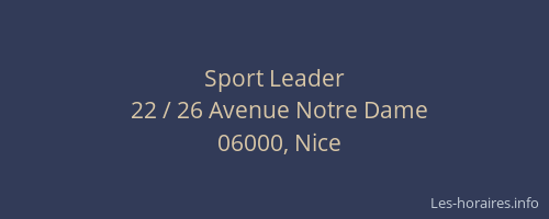 Sport Leader
