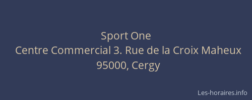 Sport One