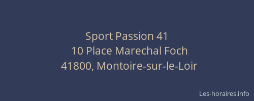 Sport Passion 41