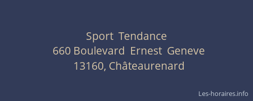 Sport  Tendance