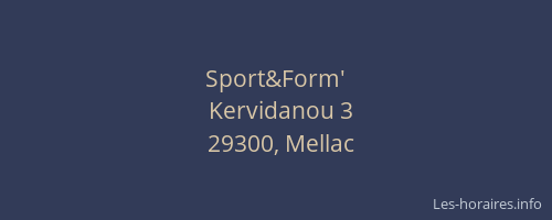 Sport&Form'