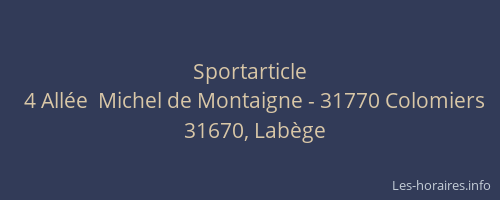 Sportarticle