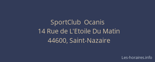 SportClub  Ocanis