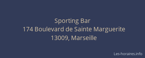 Sporting Bar