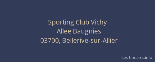 Sporting Club Vichy