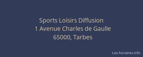 Sports Loisirs Diffusion