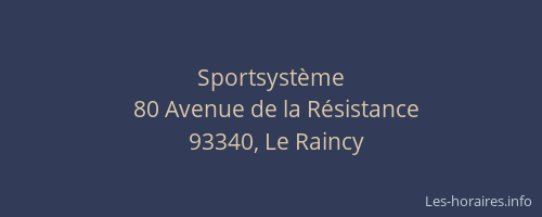 Sportsystème