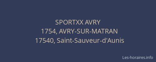 SPORTXX AVRY