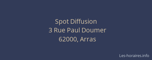 Spot Diffusion