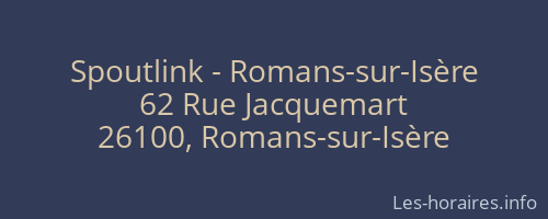 Spoutlink - Romans-sur-Isère