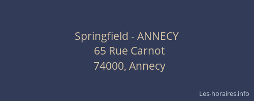 Springfield - ANNECY
